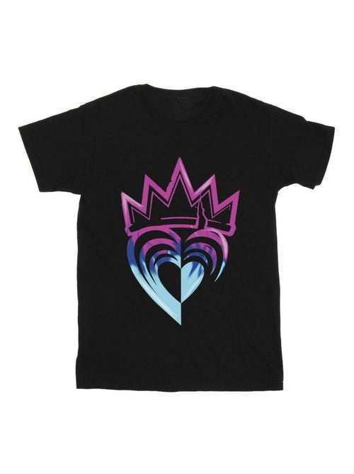 Disney - T-shirt motif/style Couronne DESCENDANTS - Kiabi