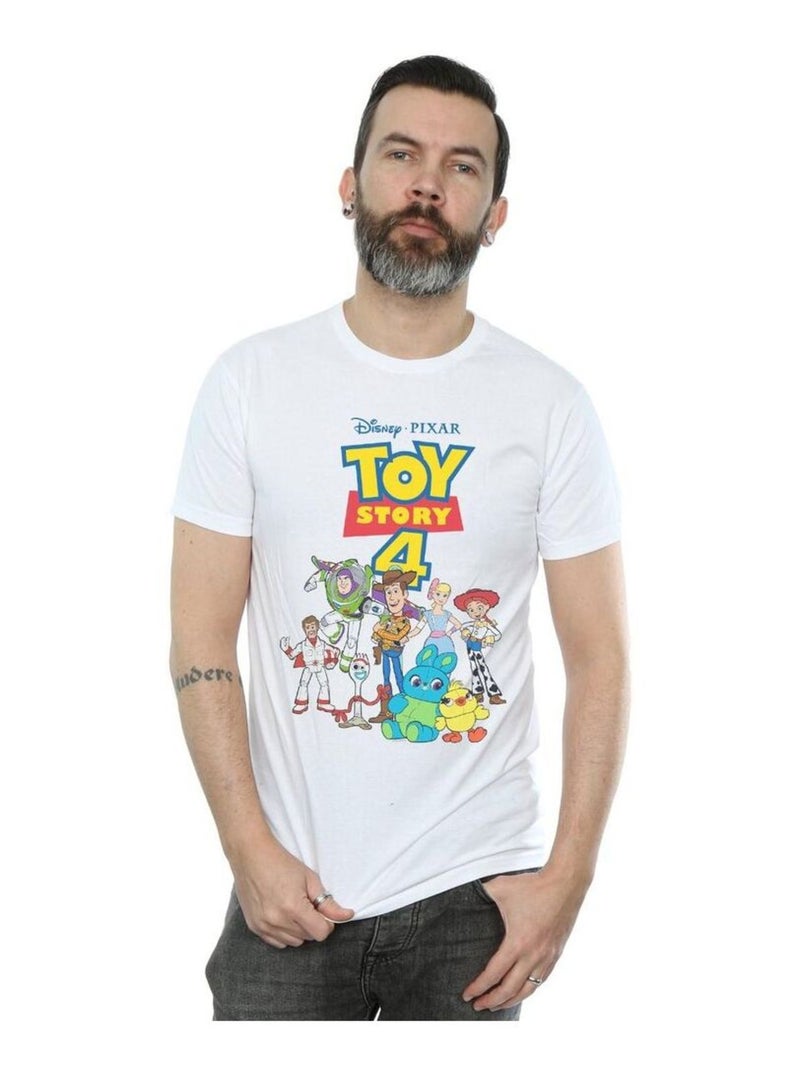 Disney - T-shirt motif/style Équipe Blanc - Kiabi