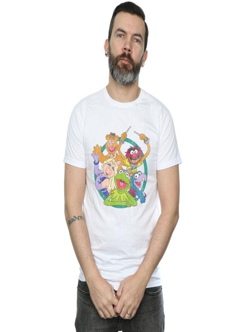 Disney - T-shirt motif/style groupe et cercle Muppet - Kiabi