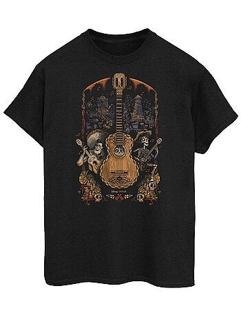 Disney - T-shirt motif/style guitare sur poster COCO