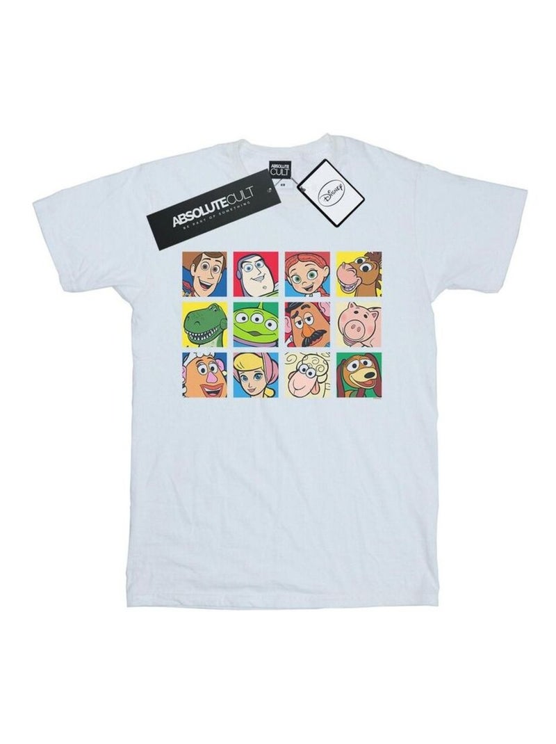 Disney - T-shirt motif/style personnages TOY STORY Blanc - Kiabi