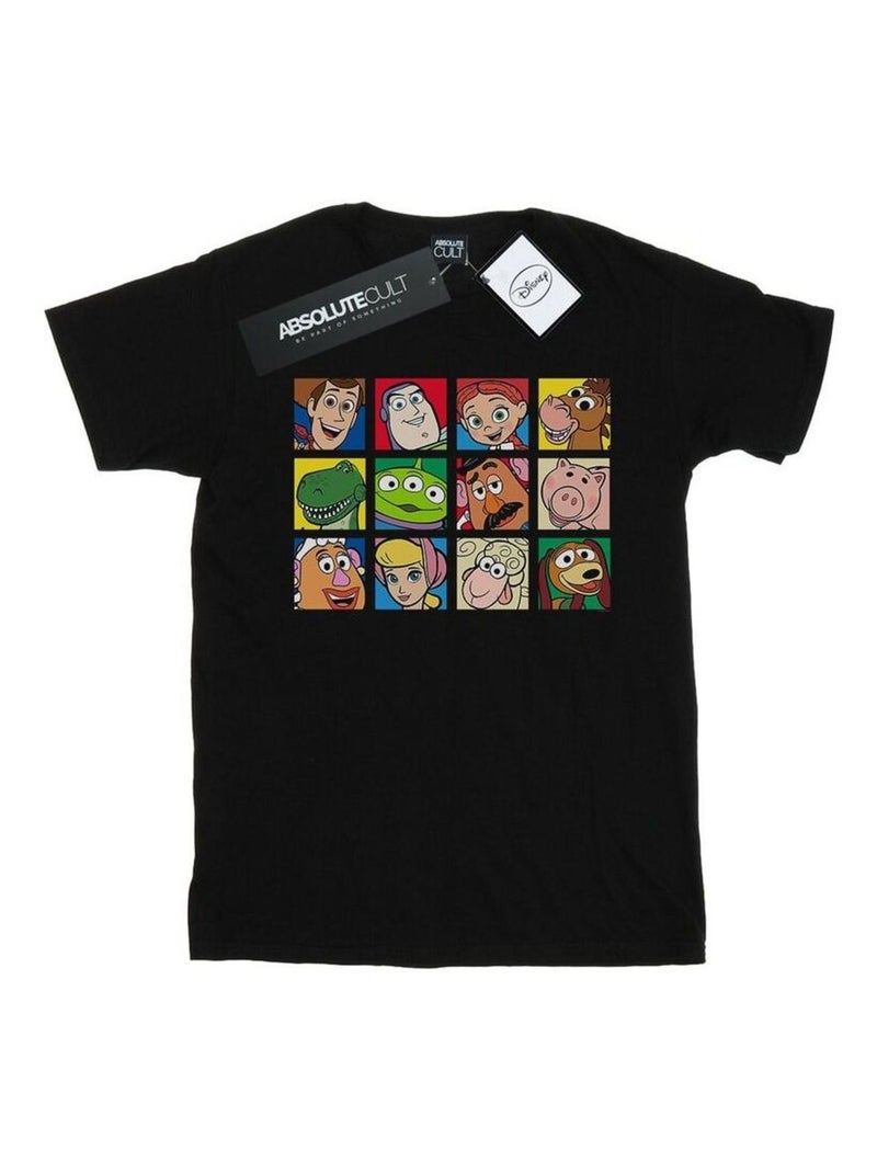 Disney - T-shirt motif/style personnages TOY STORY Noir - Kiabi