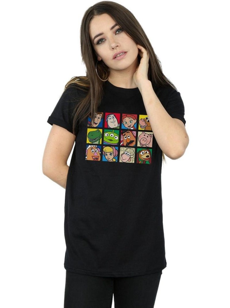 Disney - T-shirt motif/style personnages TOY STORY Noir - Kiabi