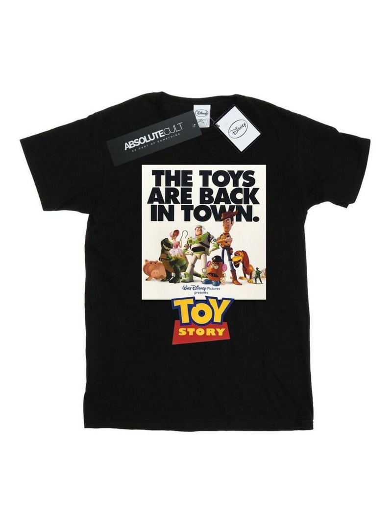 Disney - T-shirt motif/style poster du film TOY STORY Noir - Kiabi