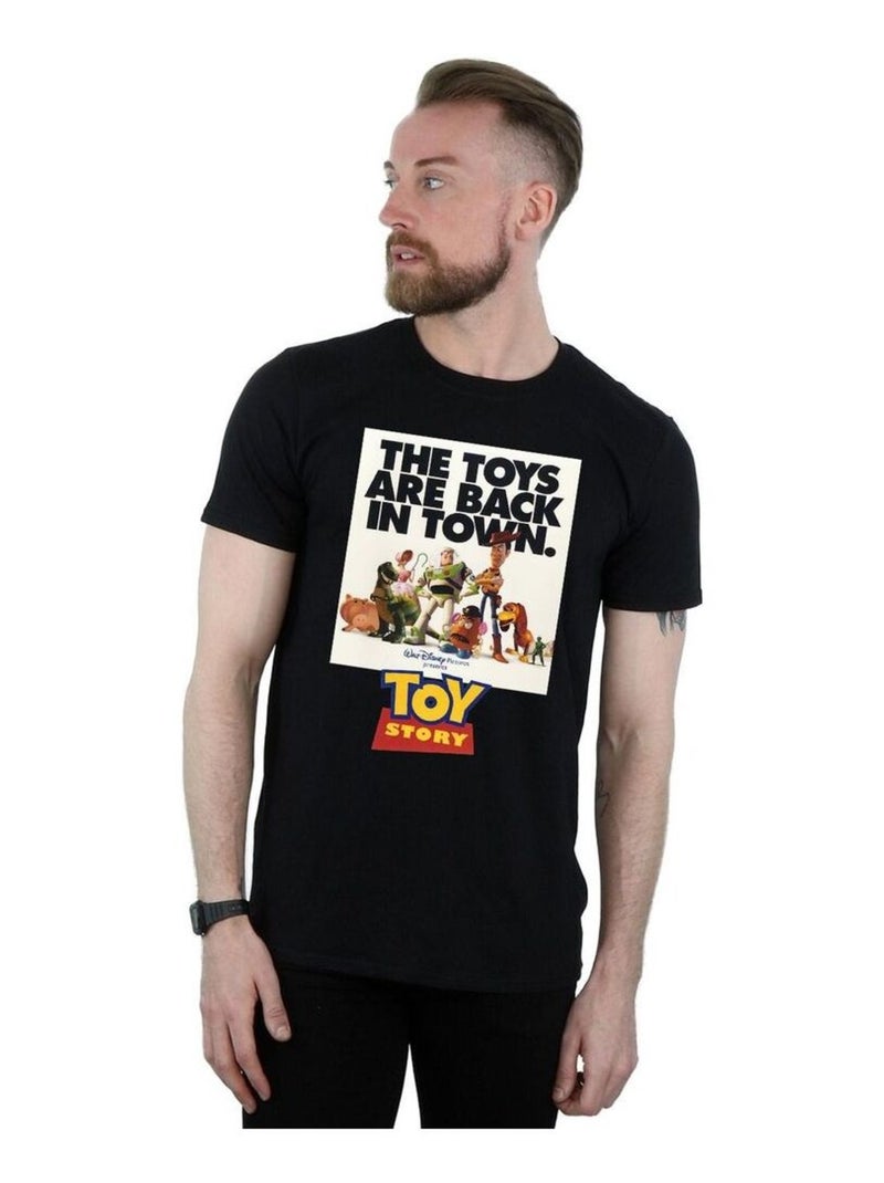 Disney - T-shirt motif/style poster du film TOY STORY Noir - Kiabi