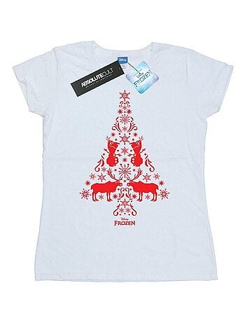 Disney - T-shirt motif/style sapin de Noël FROZEN