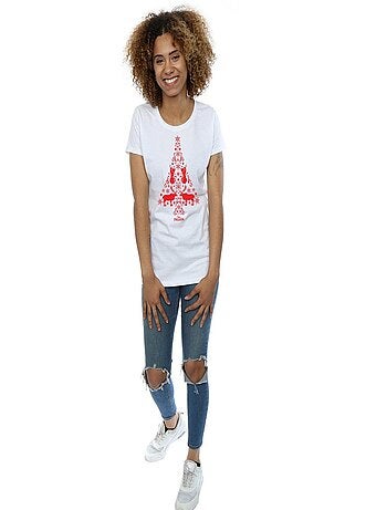 Disney - T-shirt motif/style sapin de Noël FROZEN