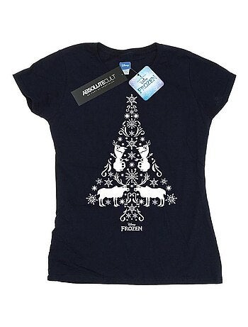 Disney - T-shirt motif/style sapin de Noël FROZEN