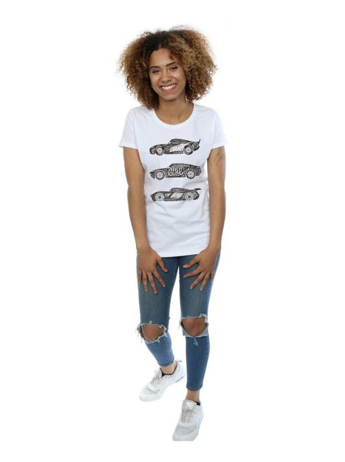 Disney - T-shirt motif/style voitures de course en texte CARS - Kiabi