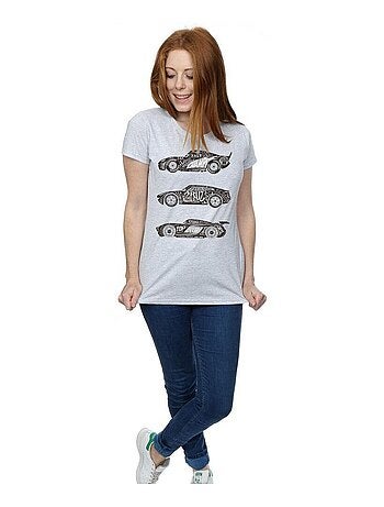 Disney - T-shirt motif/style voitures de course en texte CARS
