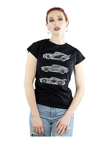 Disney - T-shirt motif/style voitures de course en texte CARS