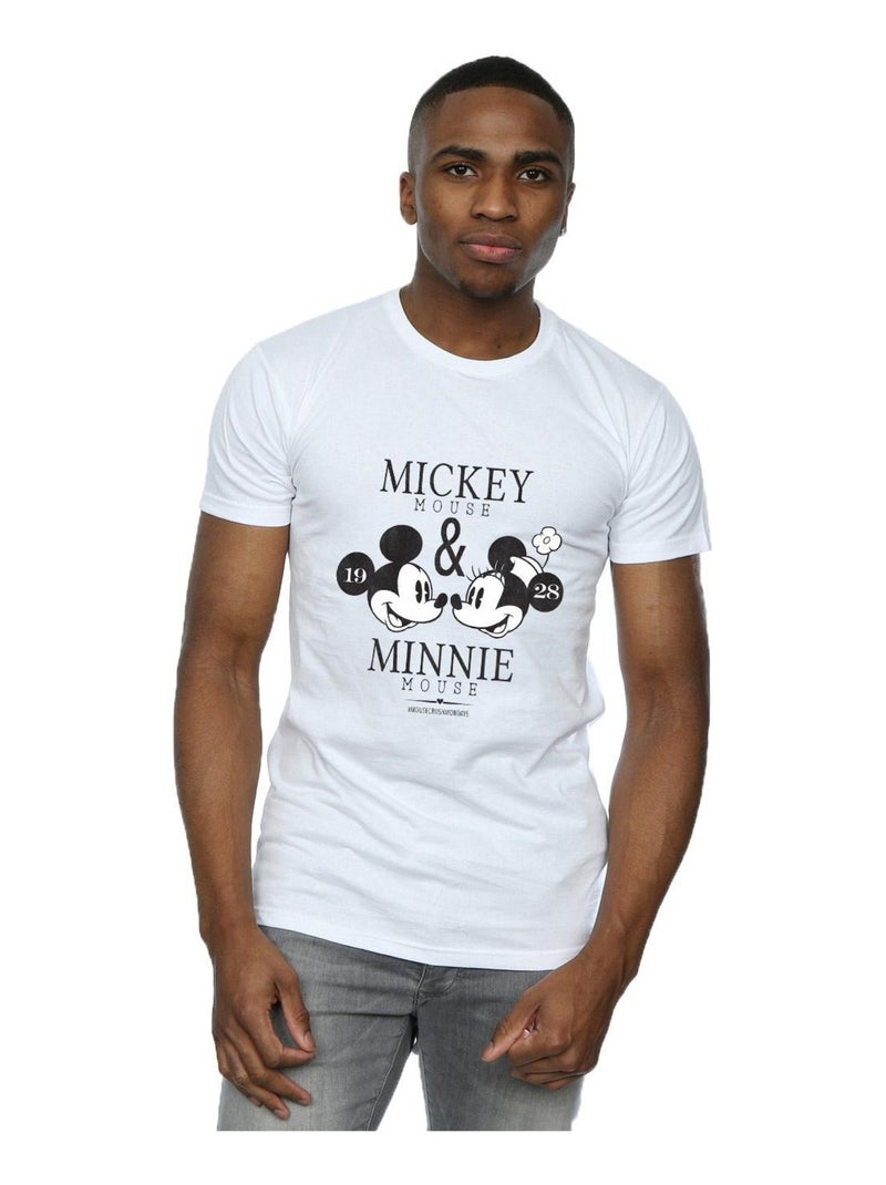 Disney - T-shirt MOUSE MOUSECRUSH MONDAYS Blanc - Kiabi