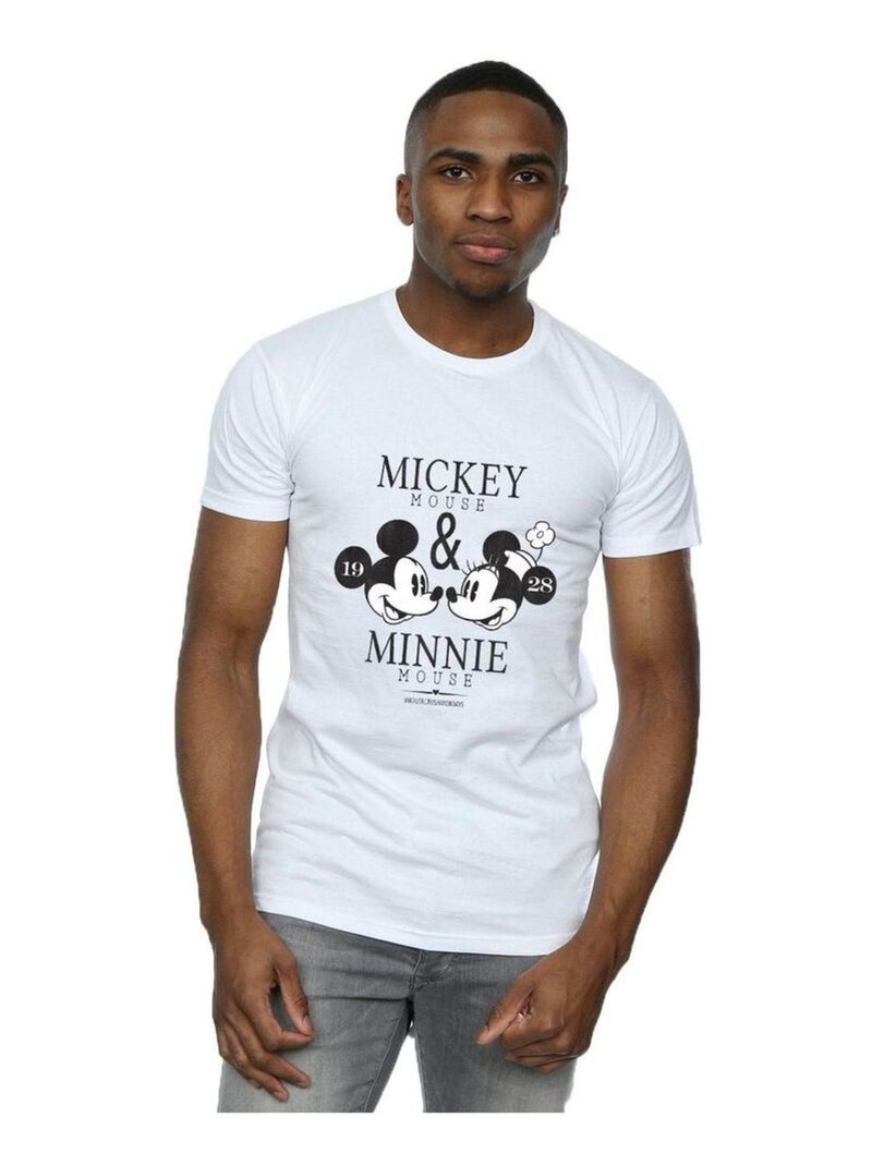 Disney - T-shirt MOUSE MOUSECRUSH MONDAYS Blanc - Kiabi