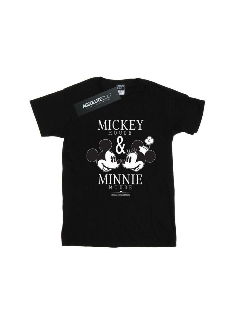 Disney - T-shirt MOUSE MOUSECRUSH MONDAYS Noir - Kiabi