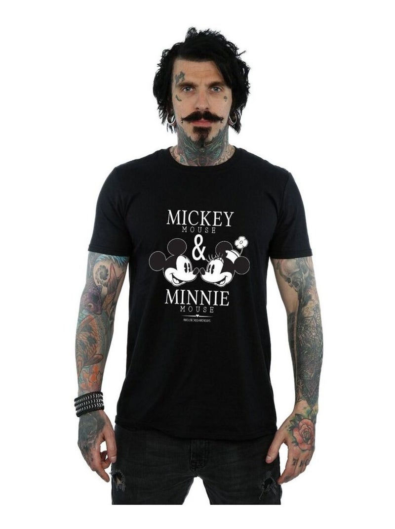 Disney - T-shirt MOUSE MOUSECRUSH MONDAYS Noir - Kiabi