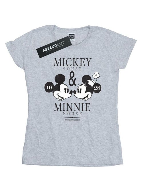 Disney - T-shirt MOUSECRUSH MONDAYS (Mickey Mouse, Minnie Mouse) - Kiabi
