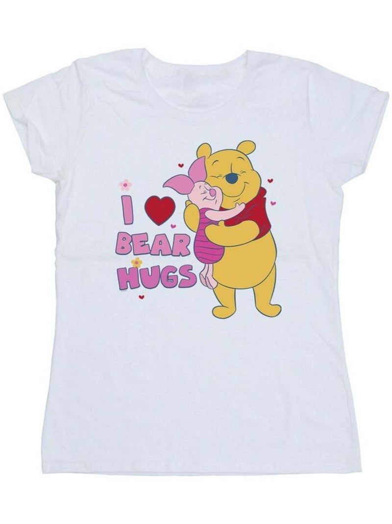 Disney - T-shirt MUM BEST HUGS Blanc - Kiabi