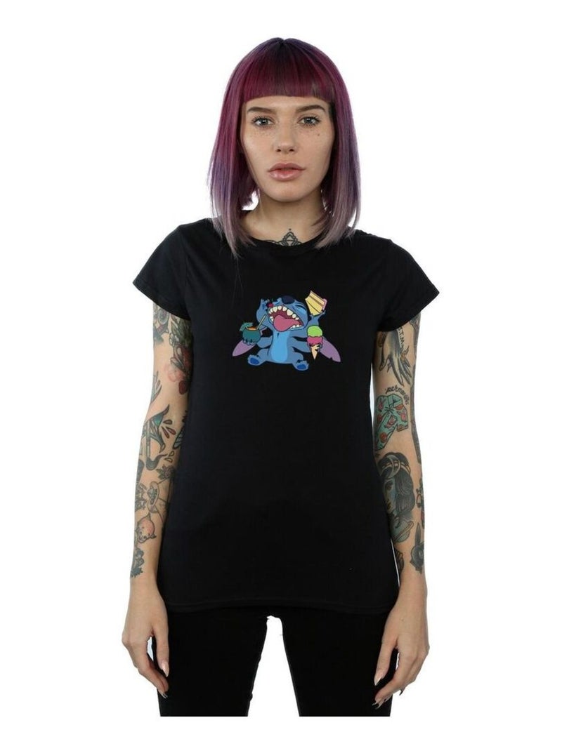 Disney - T-shirt MUNCHIES Noir - Kiabi