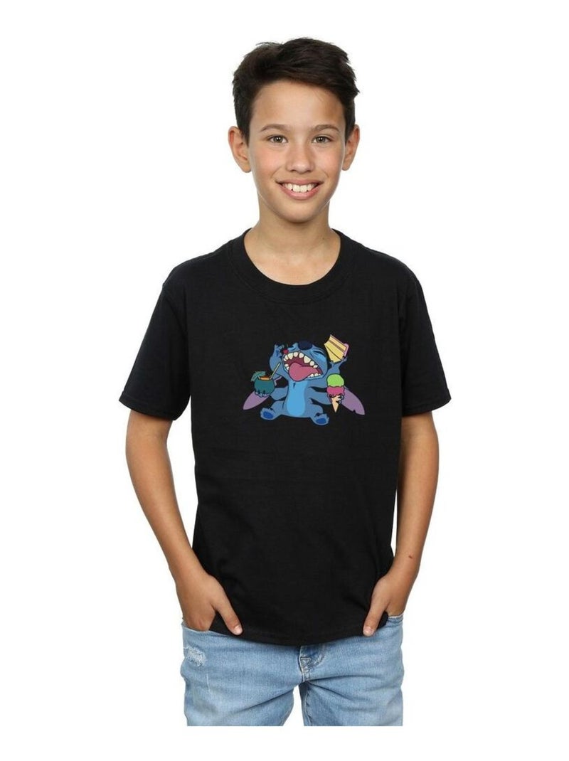 Disney - T-shirt MUNCHIES Noir - Kiabi