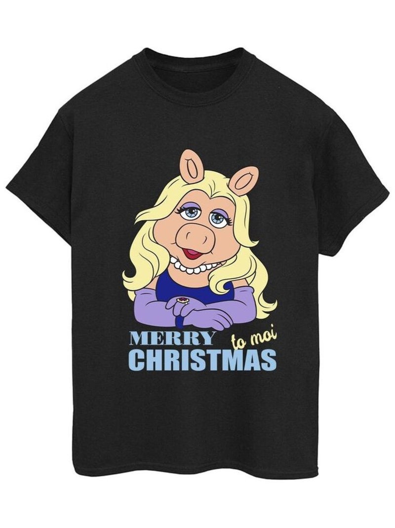 Disney - T-shirt MUPPETS QUEEN OF HOLIDAYS Noir - Kiabi