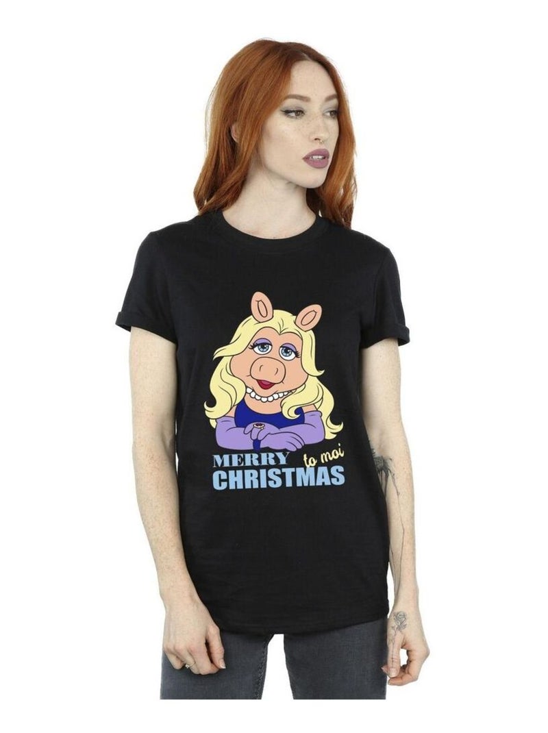 Disney - T-shirt MUPPETS QUEEN OF HOLIDAYS Noir - Kiabi