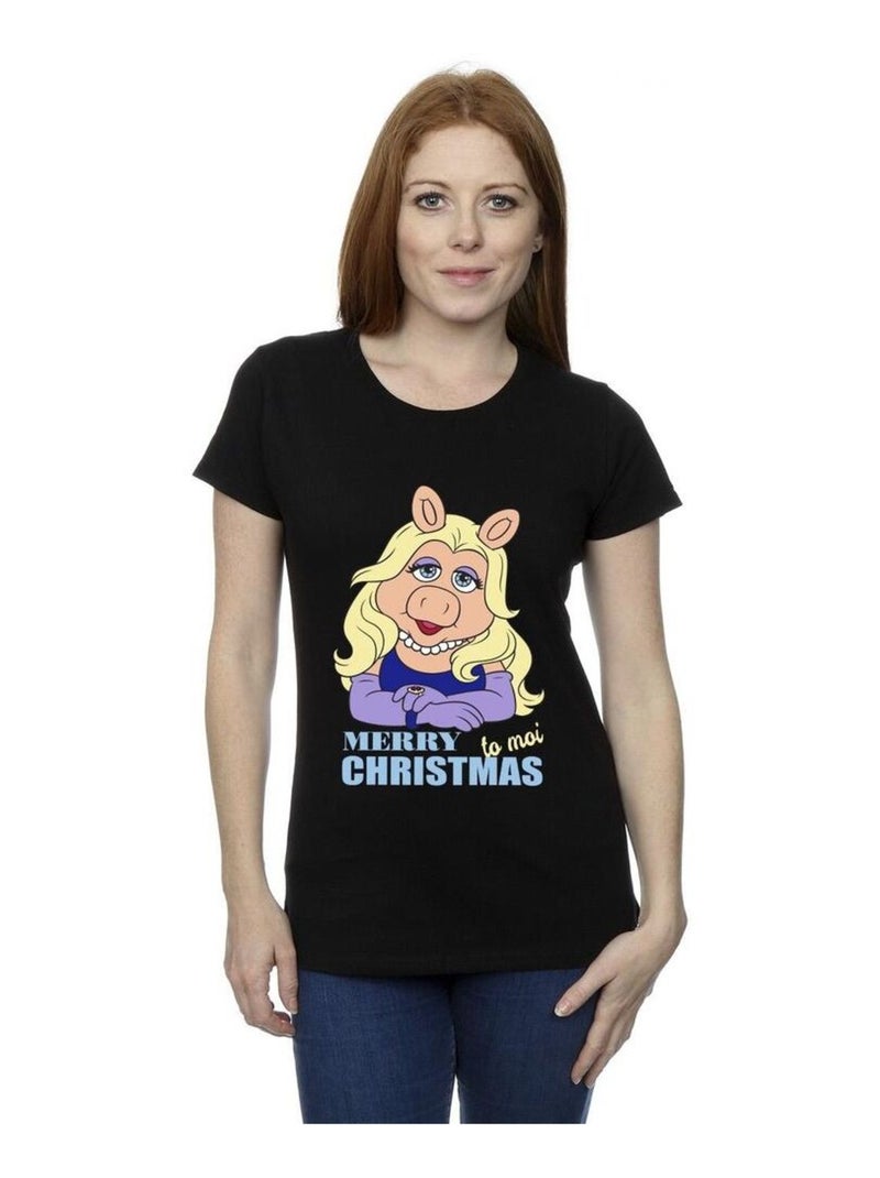 Disney - T-shirt MUPPETS QUEEN OF HOLIDAYS Noir - Kiabi