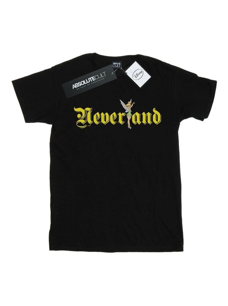 Disney - T-shirt NEVERLAND Noir - Kiabi