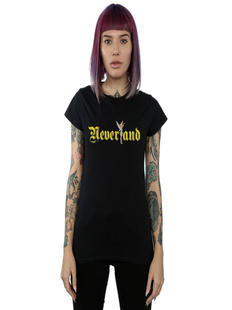 Disney - T-shirt NEVERLAND Noir - Kiabi