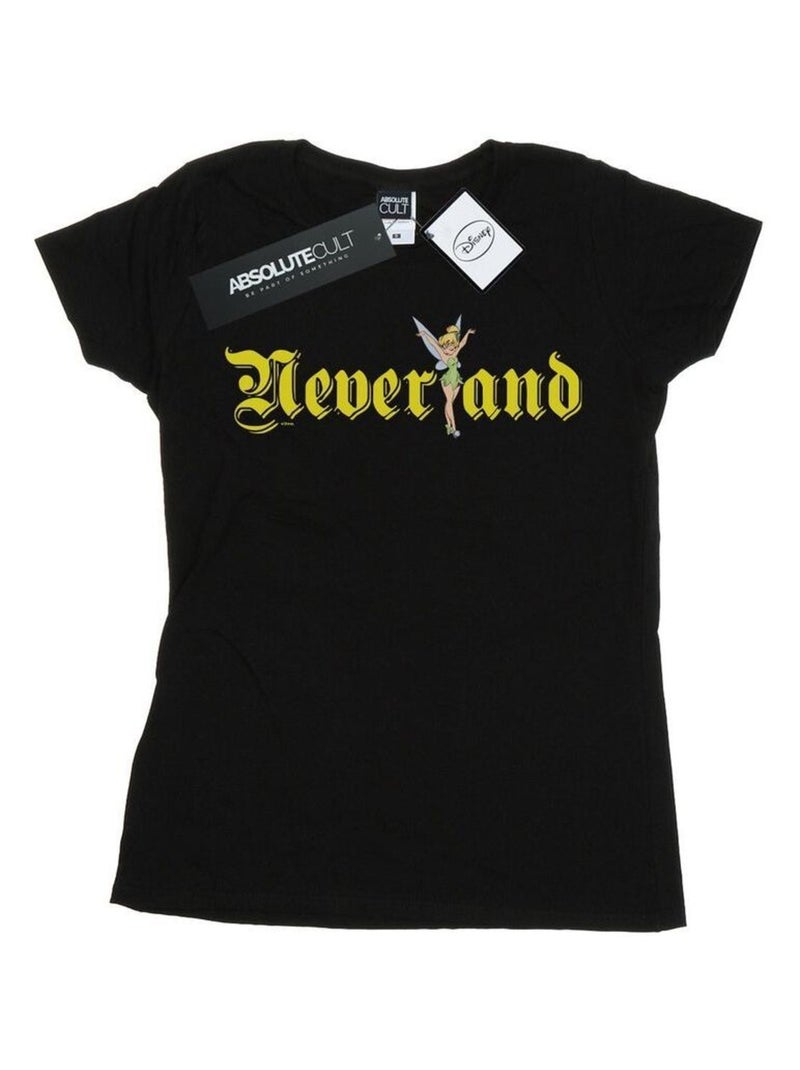 Disney - T-shirt NEVERLAND Noir - Kiabi