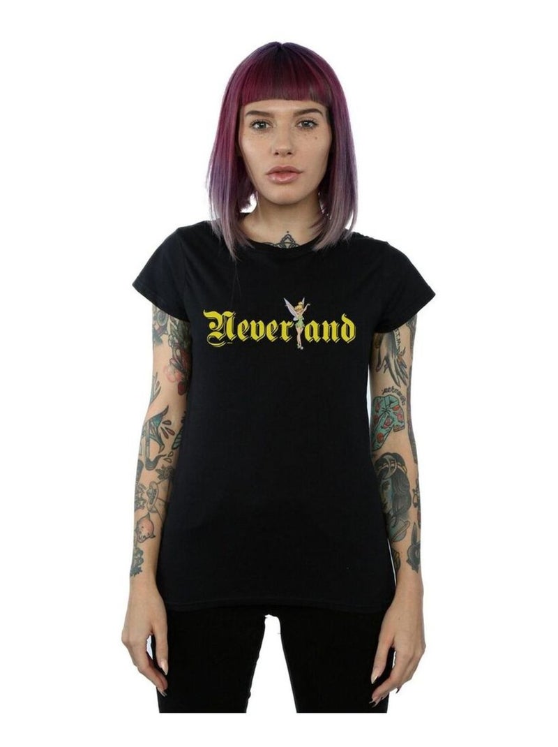 Disney - T-shirt NEVERLAND Noir - Kiabi