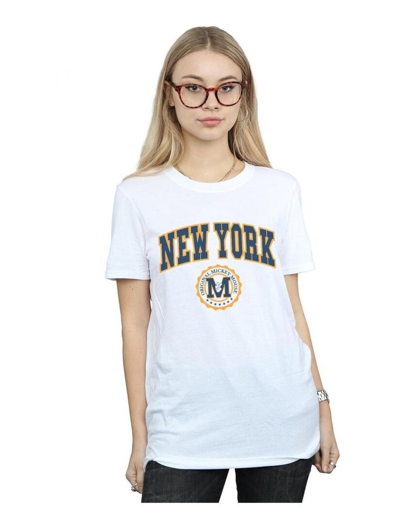 Disney - T-shirt NEW YORK Blanc - Kiabi