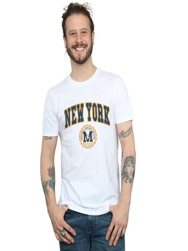 Disney - T-shirt NEW YORK Blanc - Kiabi