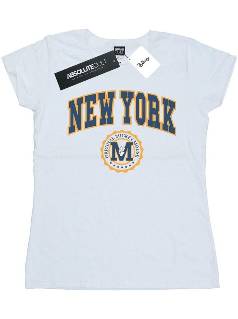 Disney - T-shirt NEW YORK Blanc - Kiabi