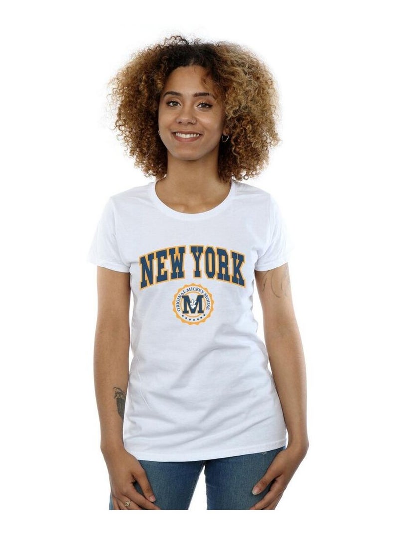Disney - T-shirt NEW YORK Blanc - Kiabi