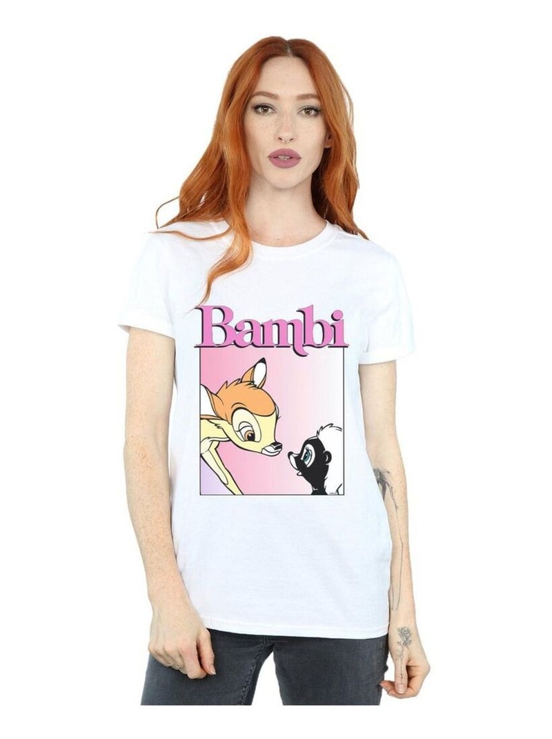 Disney - T-shirt NICE TO MEET YOU Blanc - Kiabi