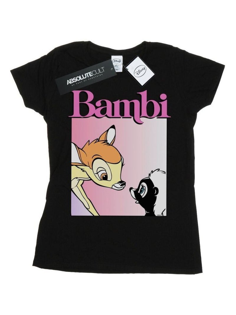 Disney - T-shirt NICE TO MEET YOU Noir - Kiabi