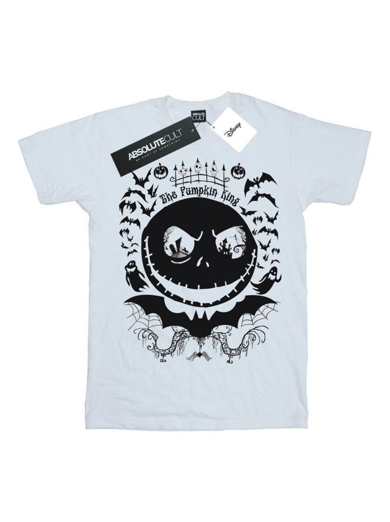 Disney - T-shirt NIGHTMARE BEFORE CHRISTMAS Blanc - Kiabi