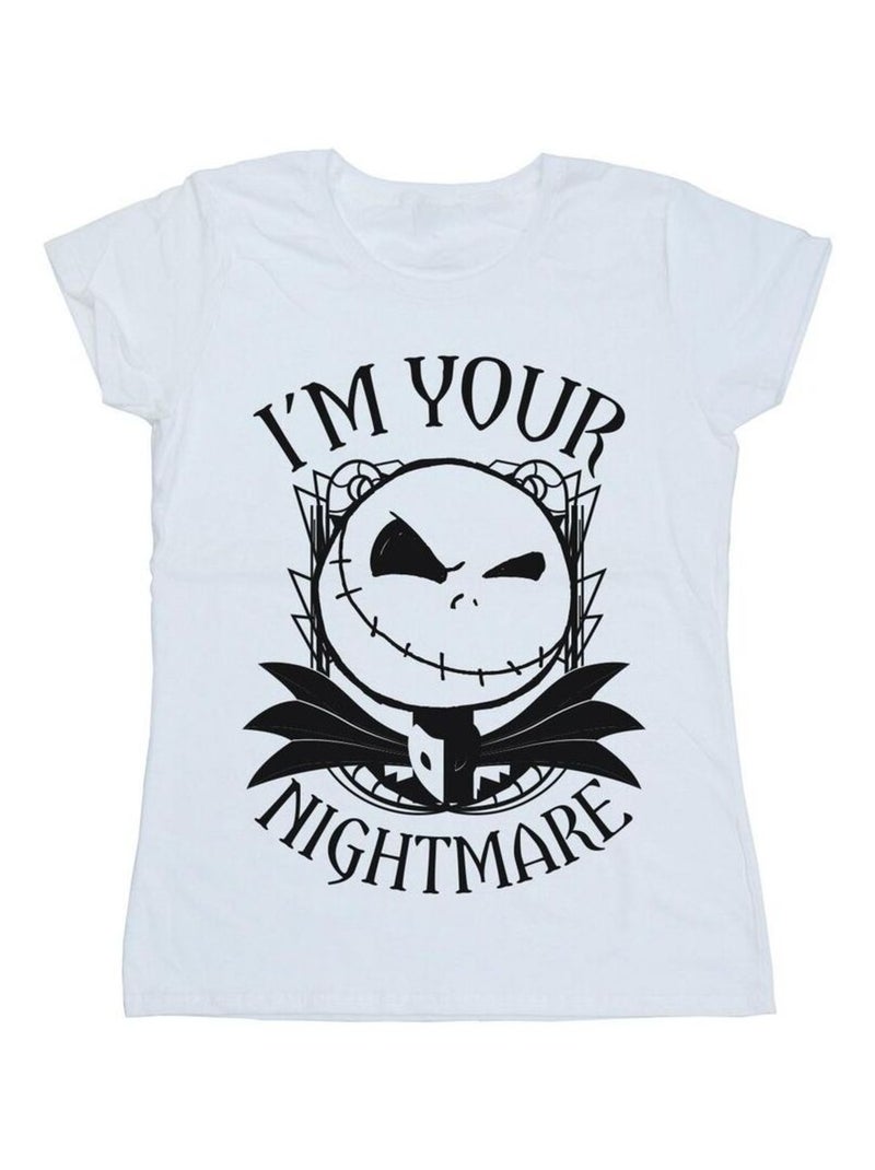 Disney - T-shirt NIGHTMARE BEFORE CHRISTMAS Blanc - Kiabi