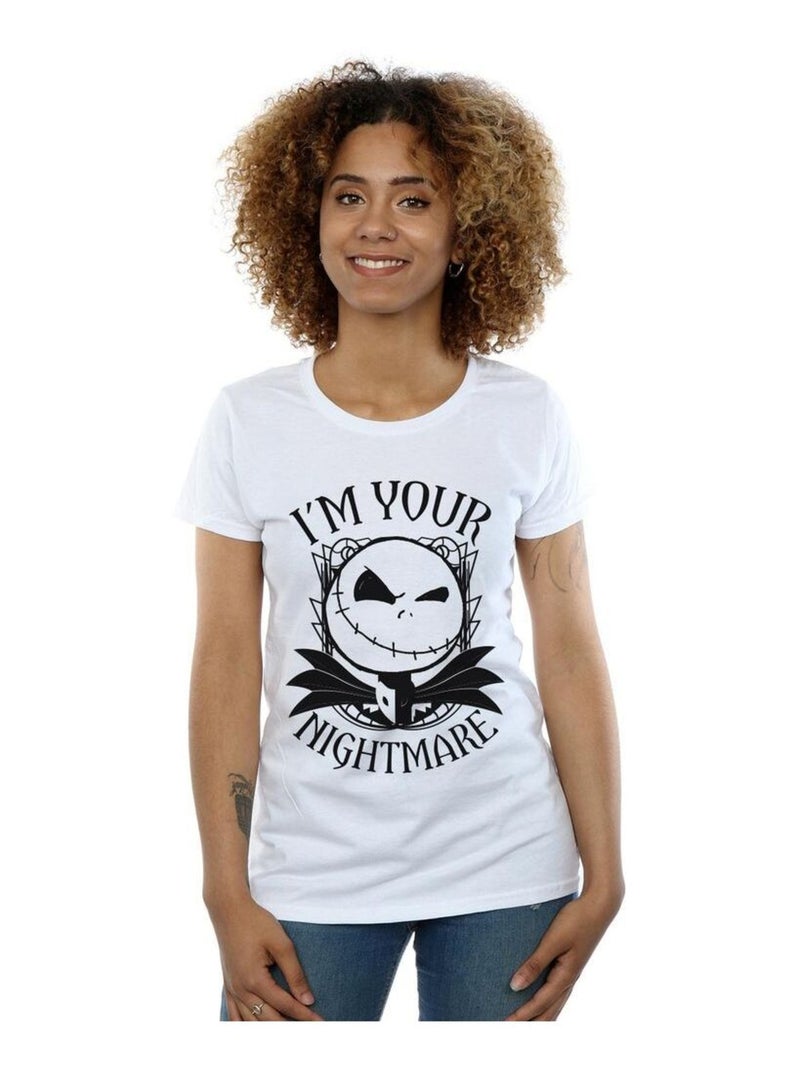 Disney - T-shirt NIGHTMARE BEFORE CHRISTMAS Blanc - Kiabi