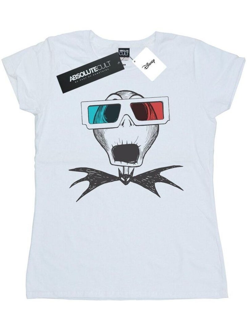 Disney - T-shirt NIGHTMARE BEFORE CHRISTMAS Blanc - Kiabi