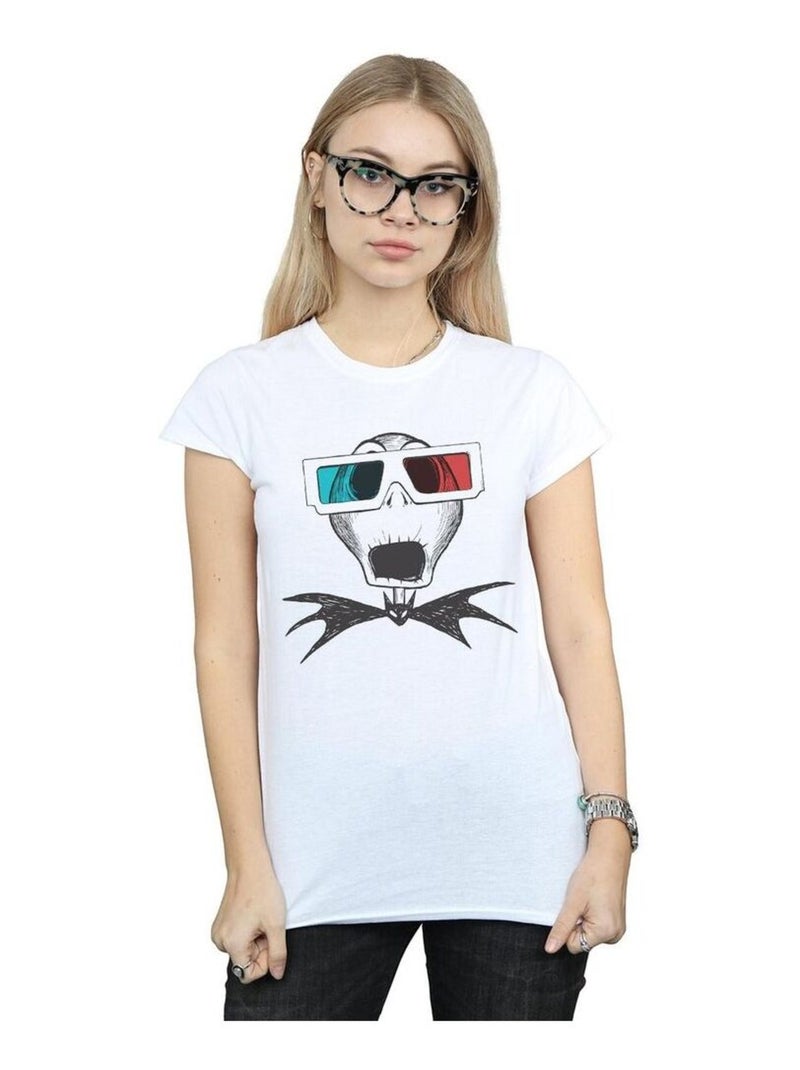 Disney - T-shirt NIGHTMARE BEFORE CHRISTMAS Blanc - Kiabi