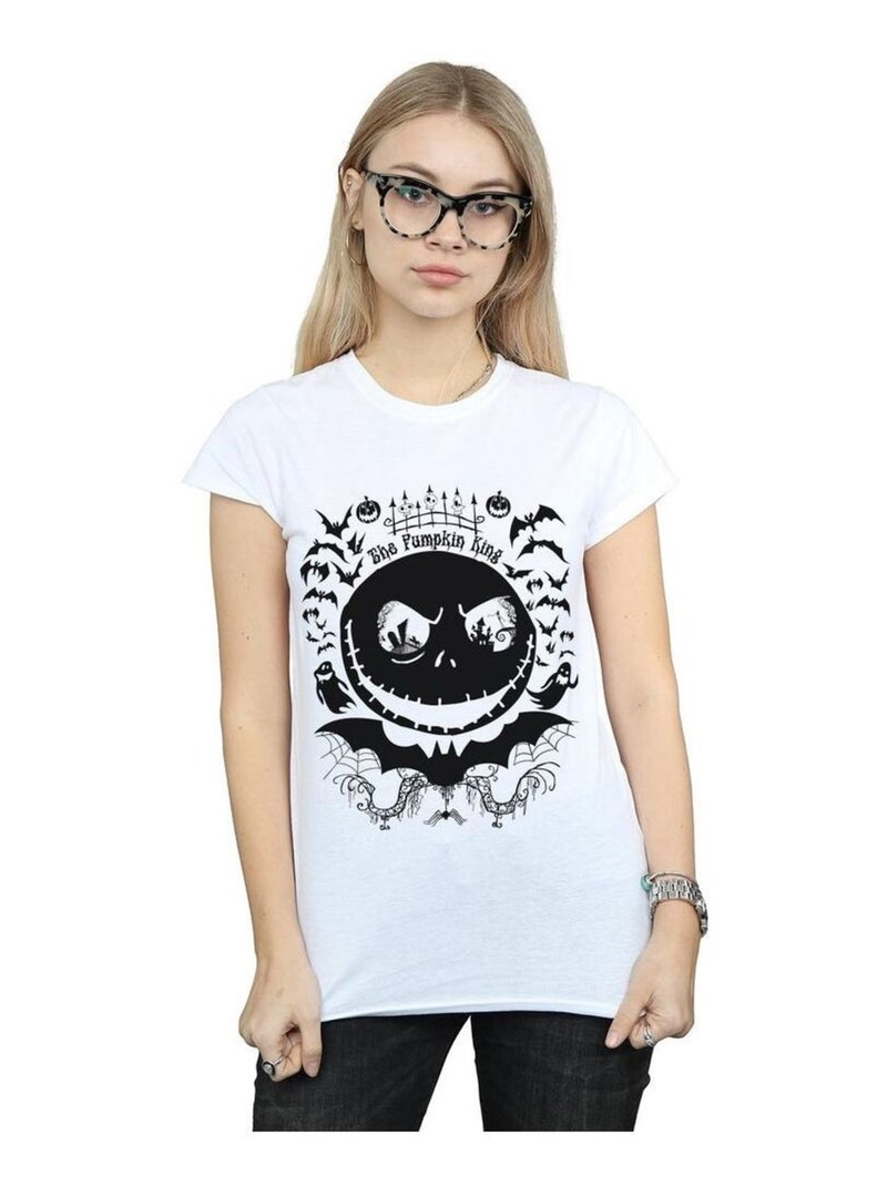 Disney - T-shirt NIGHTMARE BEFORE CHRISTMAS Blanc - Kiabi
