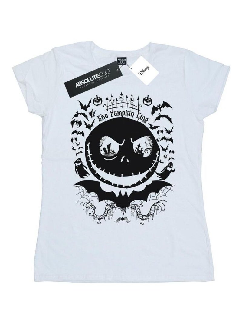 Disney - T-shirt NIGHTMARE BEFORE CHRISTMAS Blanc - Kiabi
