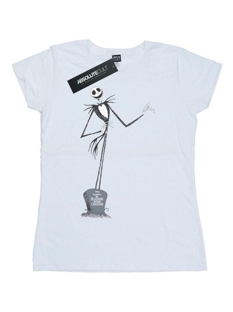 Disney - T-shirt NIGHTMARE BEFORE CHRISTMAS Blanc - Kiabi