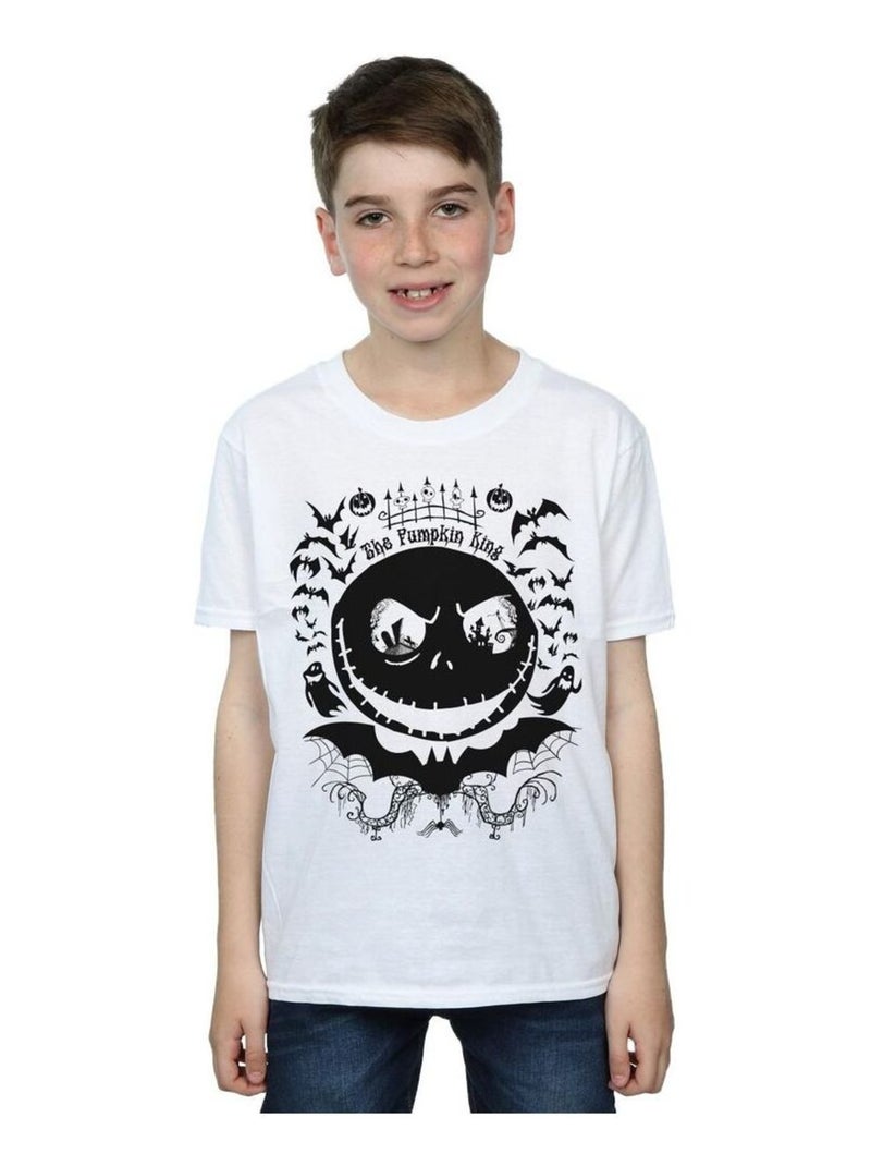 Disney - T-shirt NIGHTMARE BEFORE CHRISTMAS Blanc - Kiabi
