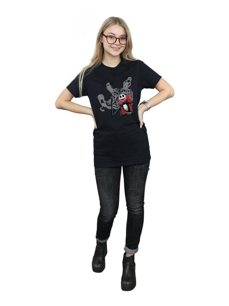 Disney - T-shirt NIGHTMARE BEFORE CHRISTMAS GHOSTS OF JACK Noir - Kiabi