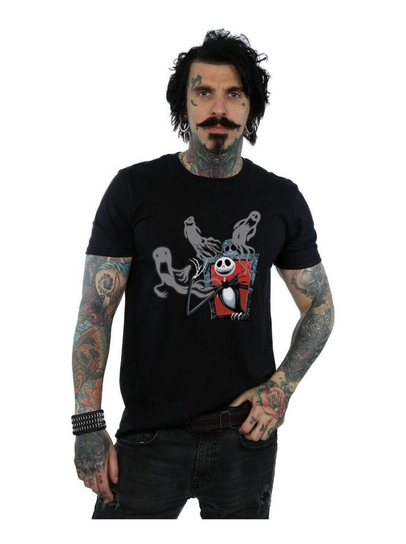 Disney - T-shirt NIGHTMARE BEFORE CHRISTMAS GHOSTS OF JACK Noir - Kiabi