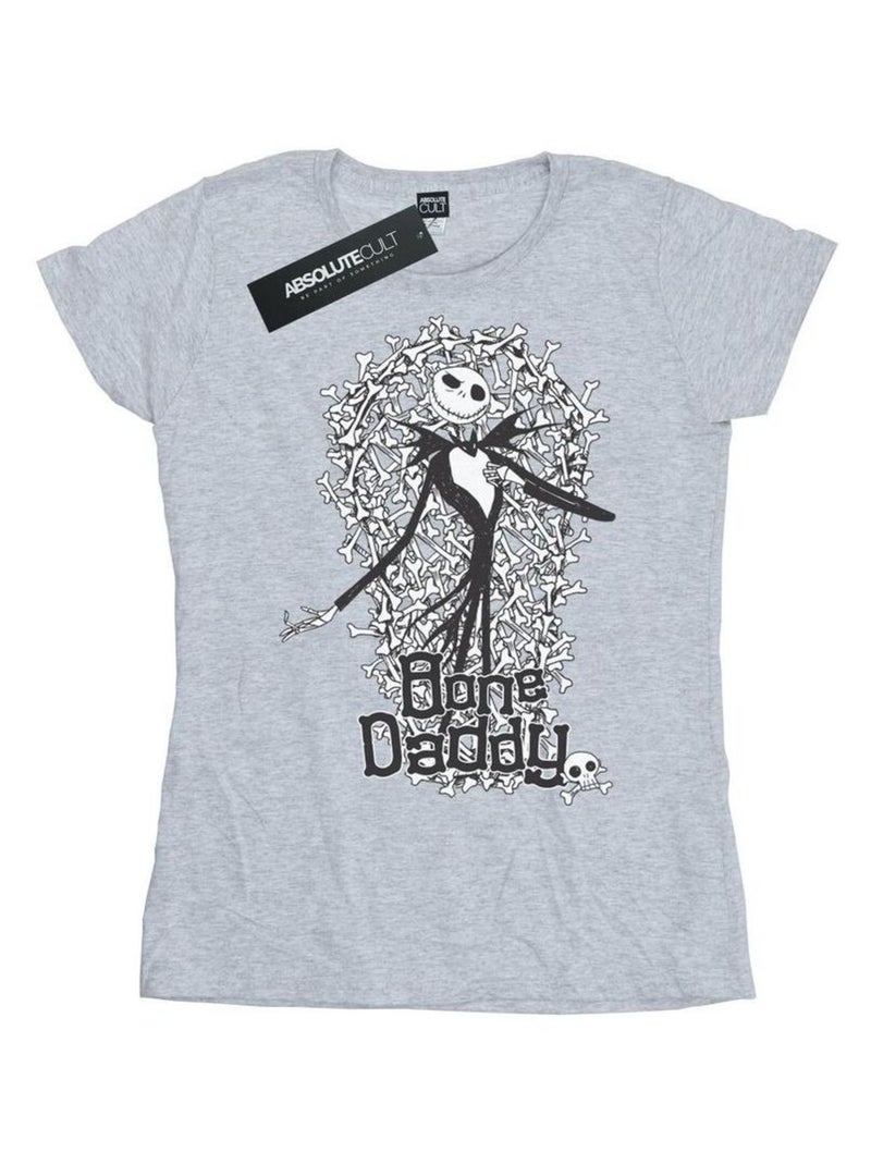 Disney - T-shirt NIGHTMARE BEFORE CHRISTMAS Gris chiné - Kiabi