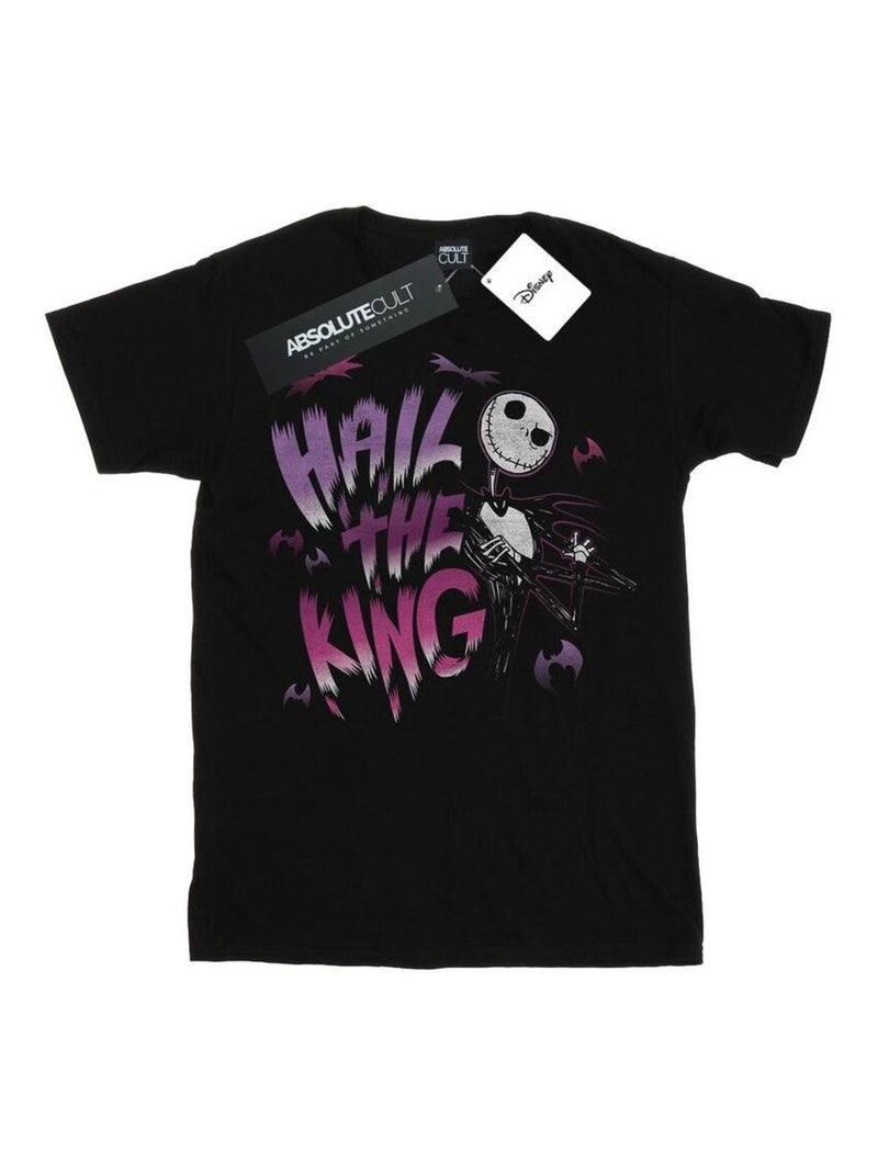 Disney - T-shirt NIGHTMARE BEFORE CHRISTMAS HAIL THE KING Noir - Kiabi