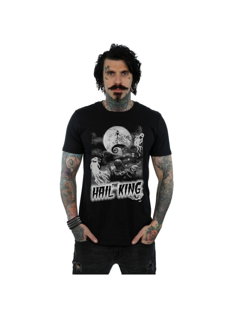 Disney - T-shirt NIGHTMARE BEFORE CHRISTMAS HAIL THE KING Noir - Kiabi